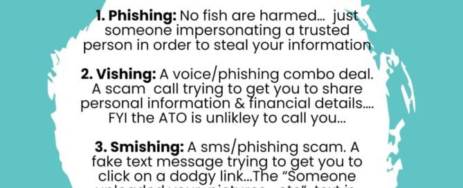 Smishing, vishing & phishing... o'my